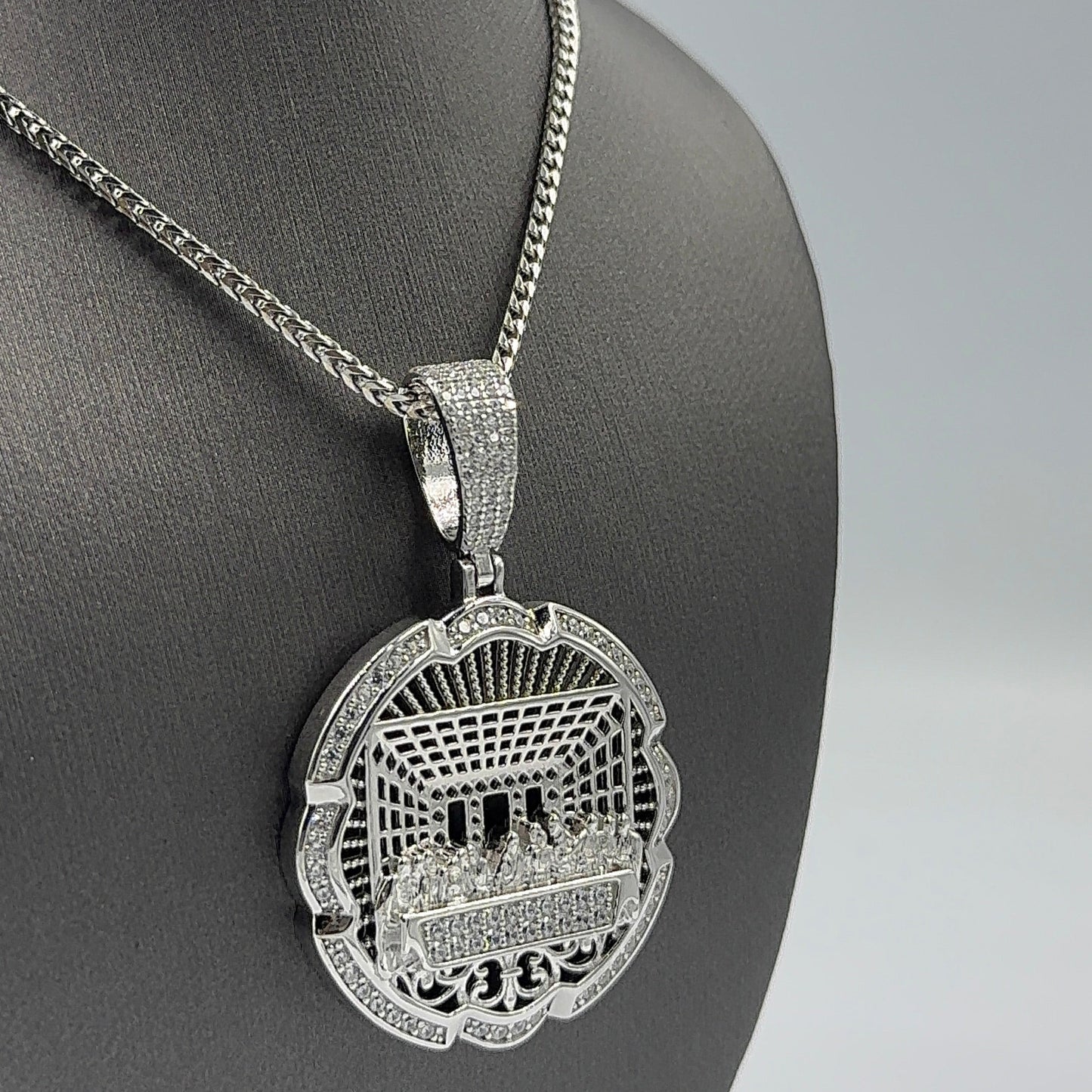 925 SILVER HOLLY DINNER\SANTA CENA 925 PLATA
