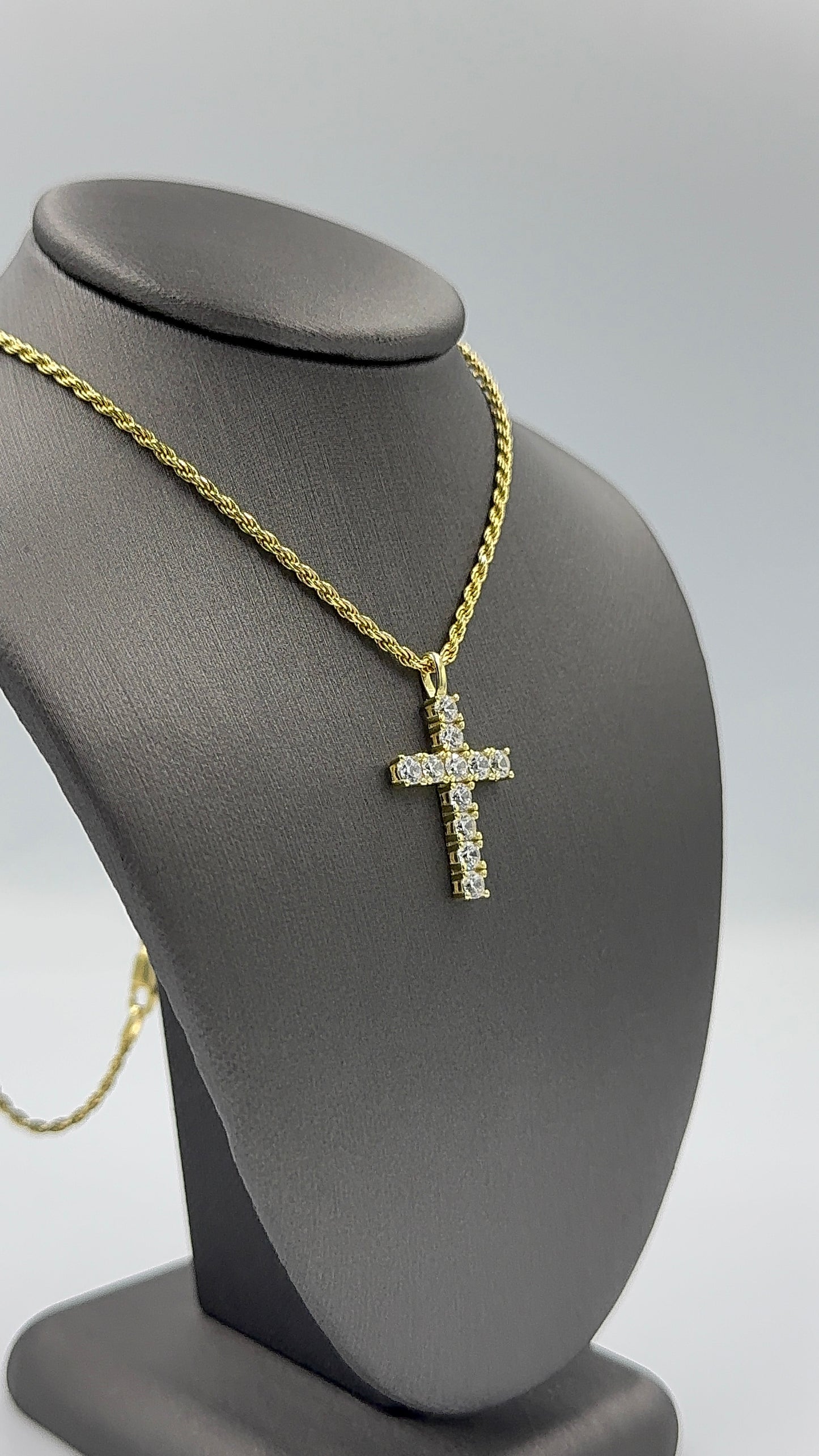 925 SILVER SET MINI CROSS