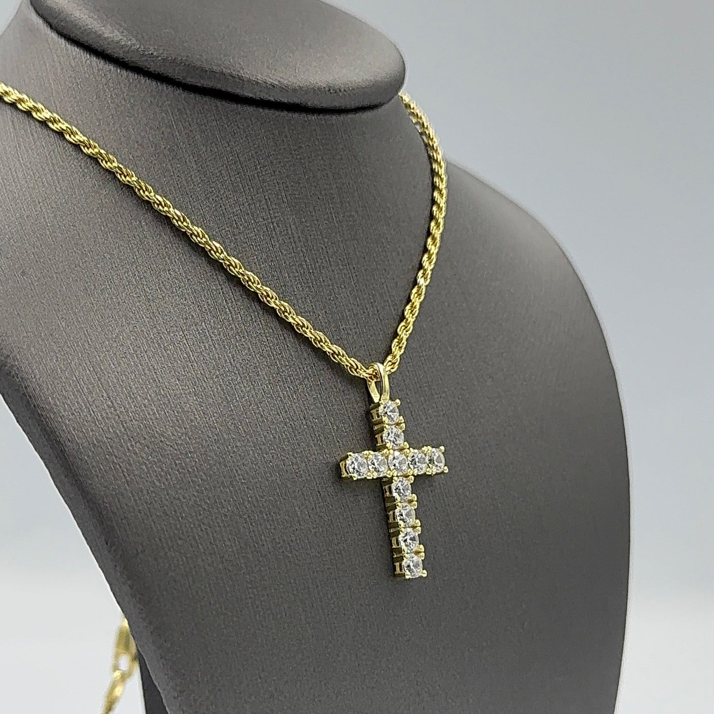 925 SILVER SET MINI CROSS
