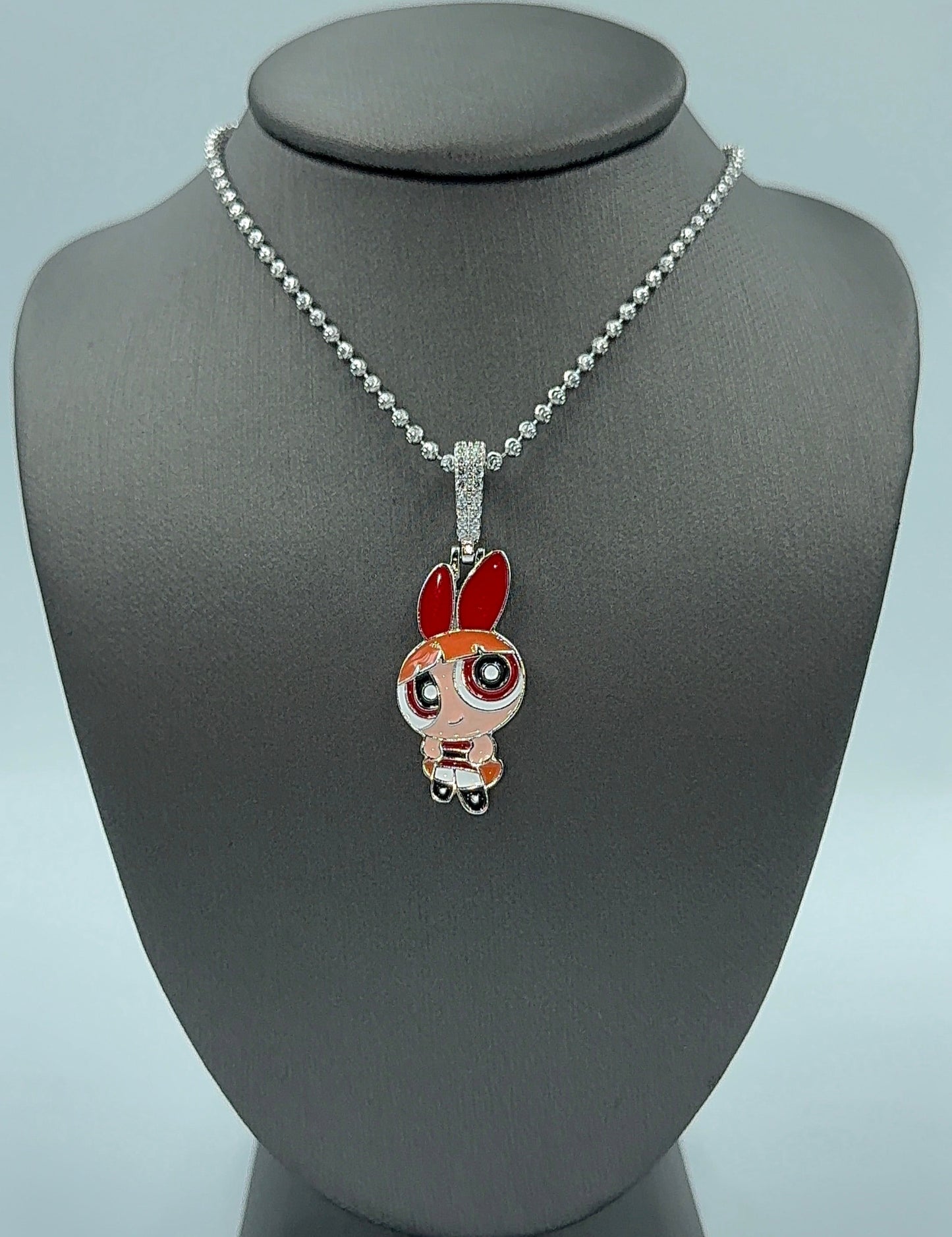 925 Silver power puff girl