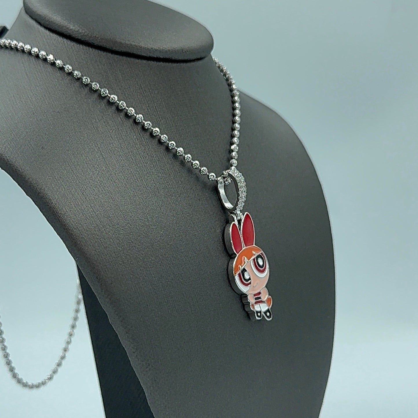 925 Silver power puff girl