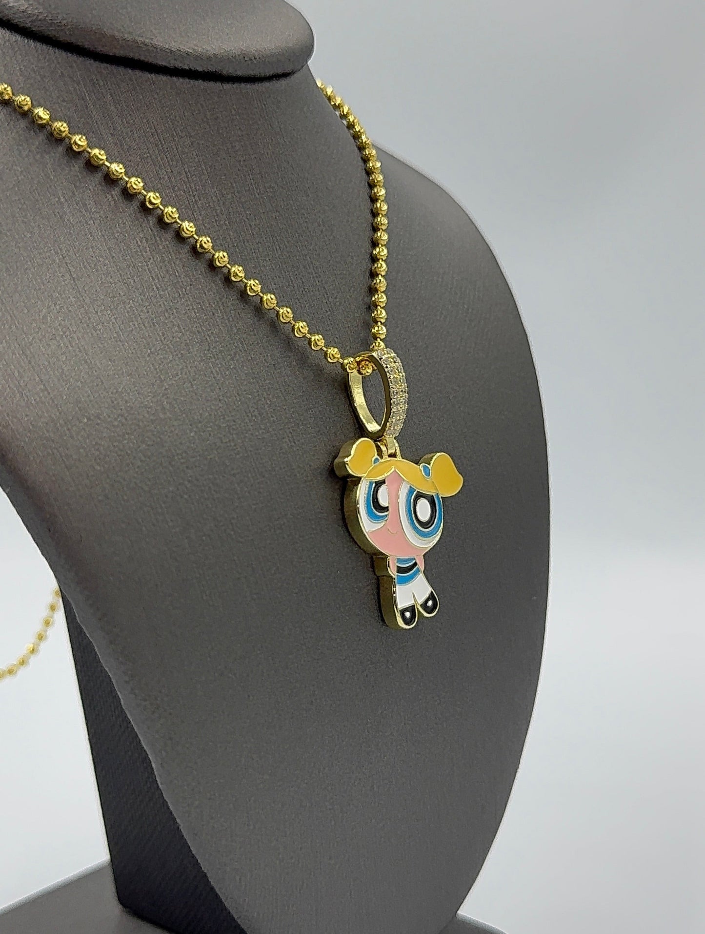 925 Silver power puff girl