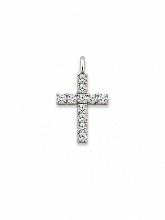 SMALL TENNIS CROSS 925 SILVER
