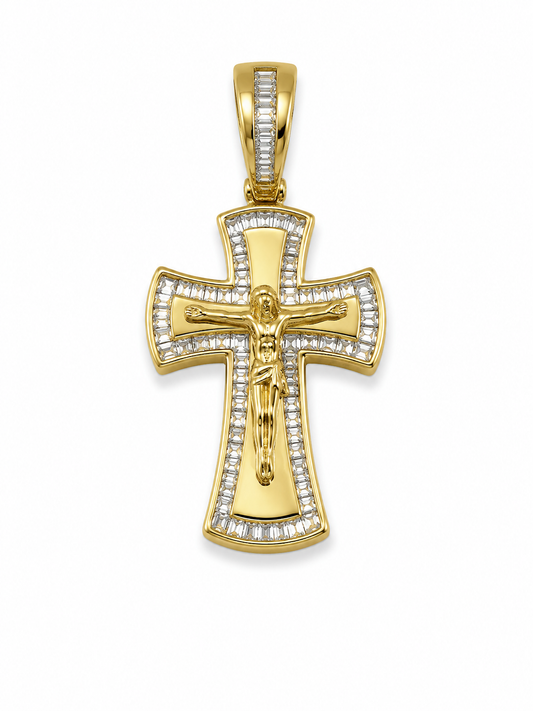 JESUS CROSS 925 SILVER