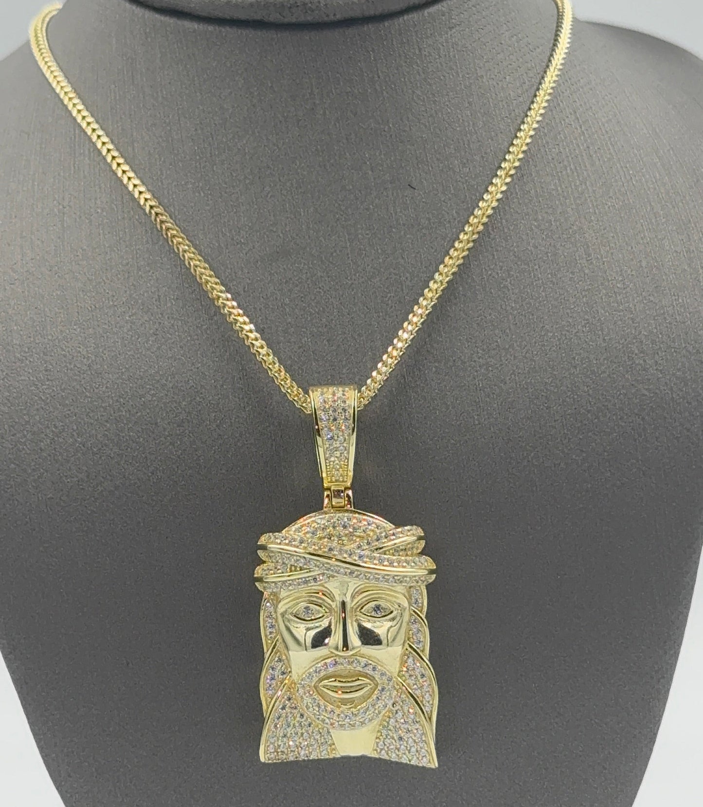 925 SILVER MED JESUS FACE