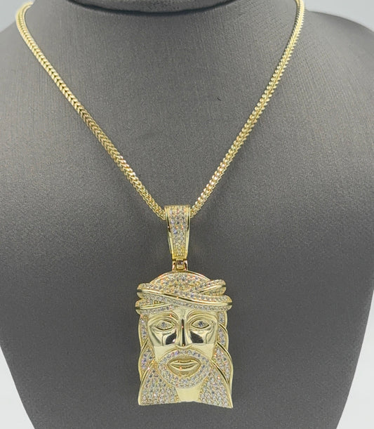 925 SILVER MED JESUS FACE