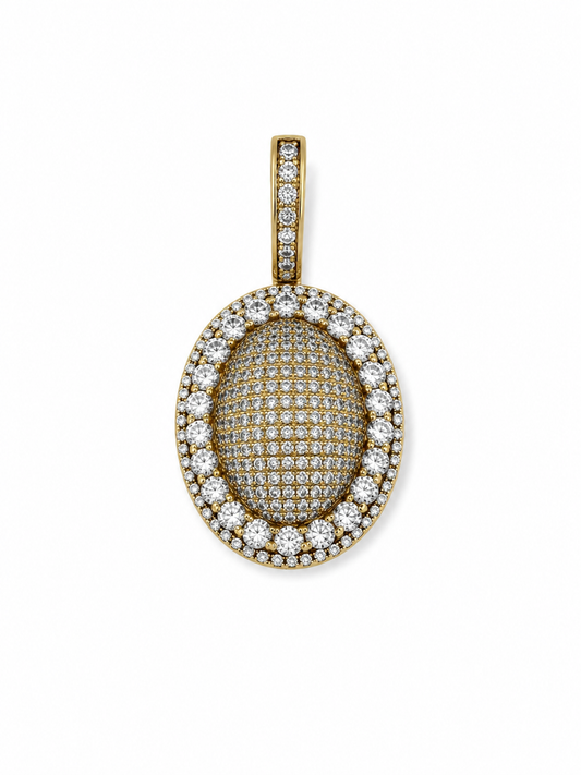 BIG OVAL 925 SILVER