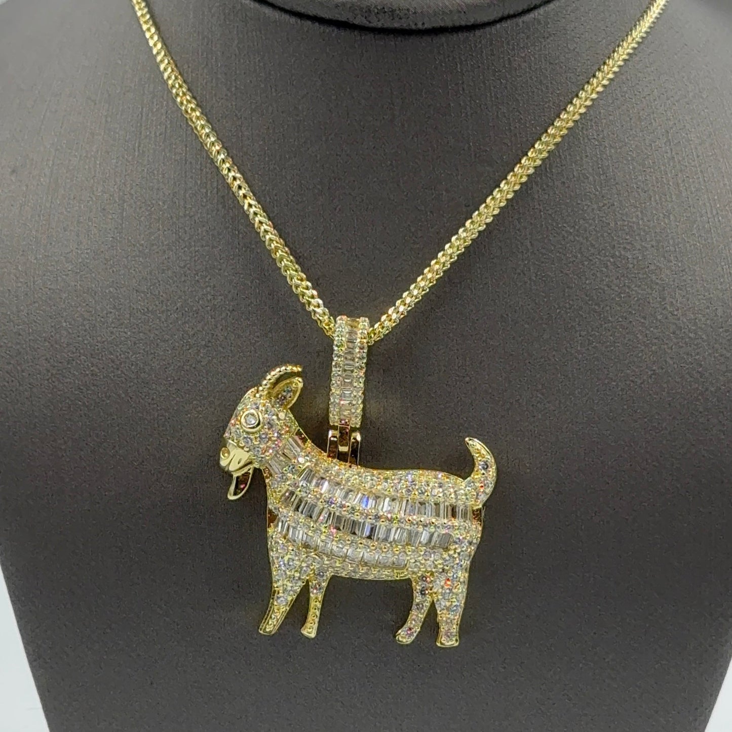 925 Silver Baguette GOAT