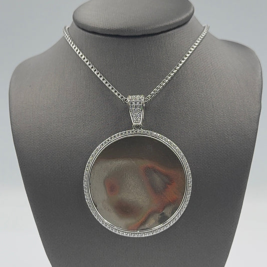 925 SILVER SET FLAT BIG PORTRAIT
