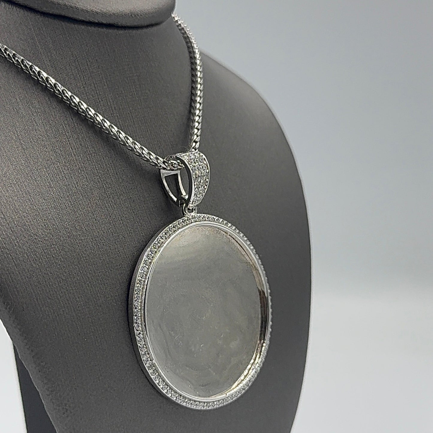 925 SILVER SET FLAT BIG PORTRAIT