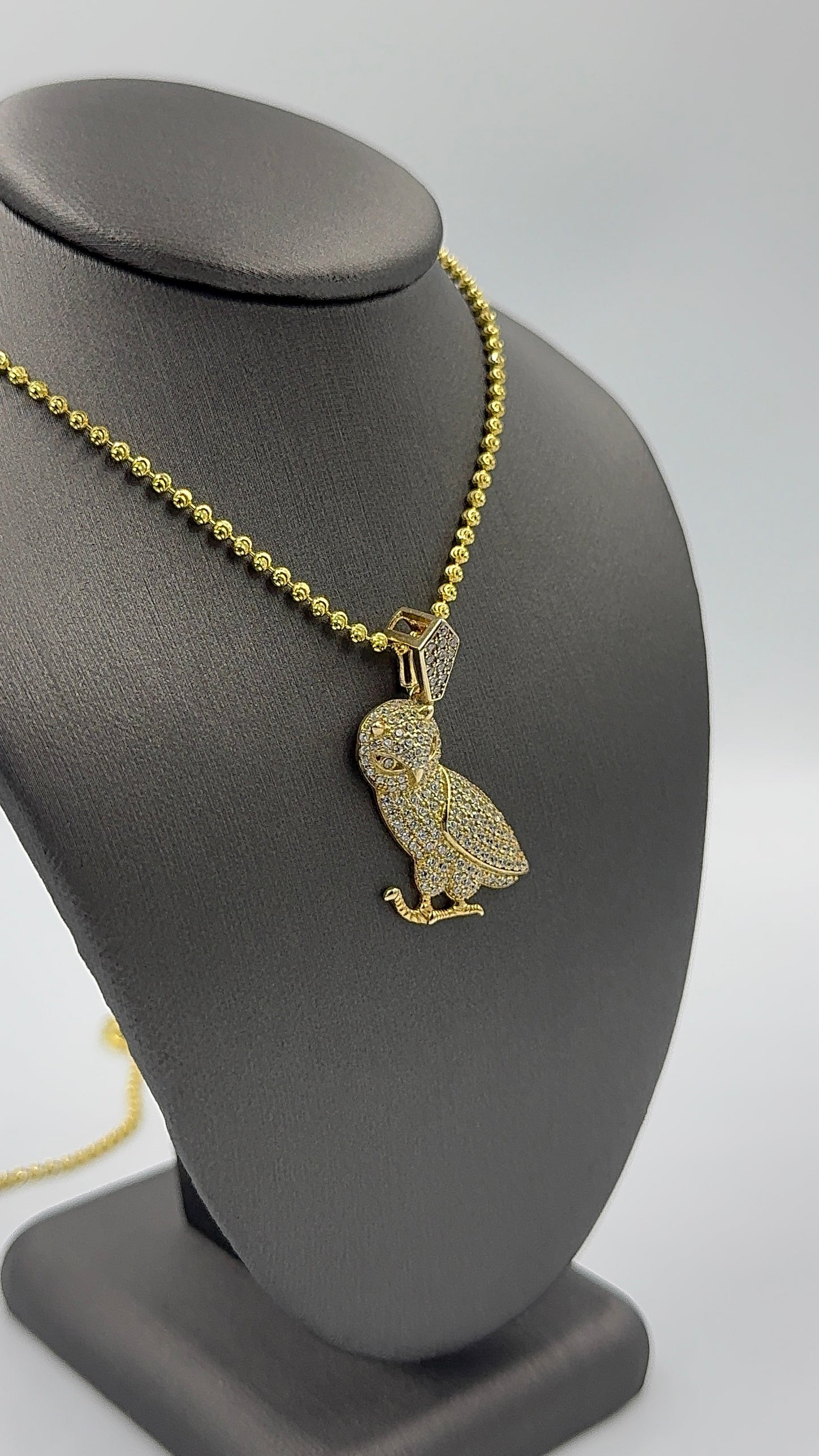 925 SILVER SET OWL