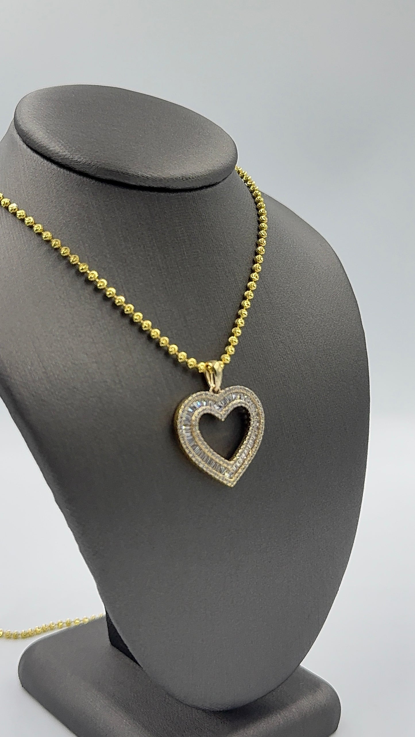 925 SILVER SET OPENWORK HEART