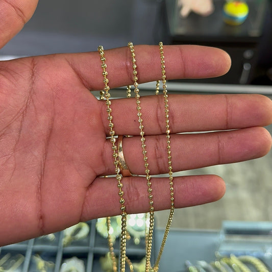 925 SILVER MOON CUT CHAIN