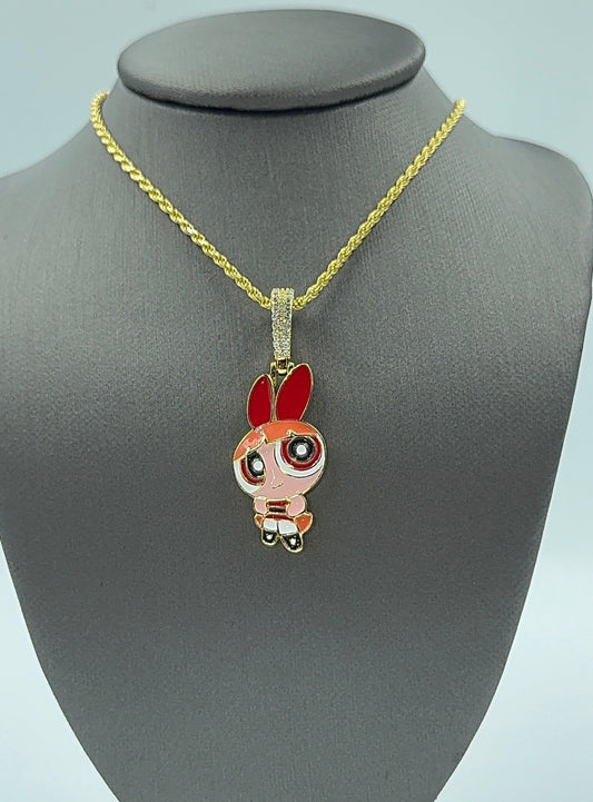 925 Silver power puff girl